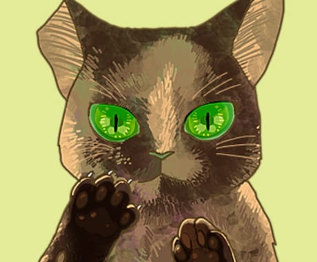 おててがかわいい動物イラスト描きます