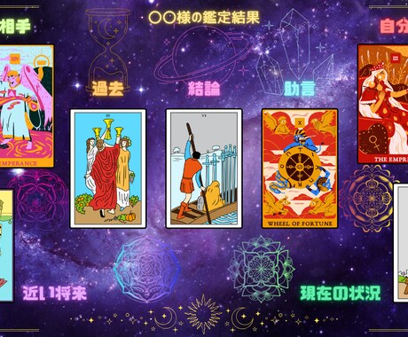 ヘキサグラムでお相手との状態・未来を読み解きます タロットの神秘で気になるあの人との関係性を解析 イメージ2