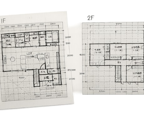 ラフ図から手書き図面を作成します 住宅営業経験を活かした分かりやすい図面を作成 イメージ2