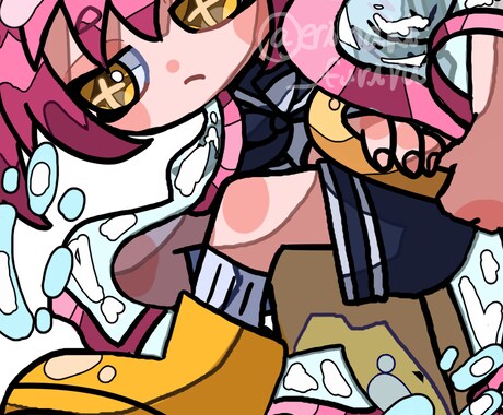 SNSや活動に使えるイラスト描きます カートゥン調イラストならおまかせください！ イメージ2