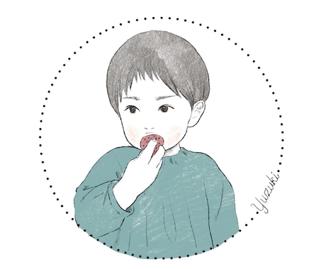 お洒落でシンプルな雰囲気のイラストを描きます 赤ちゃんから子供、女性、カップル、家族まで幅広く対応中♡ イメージ2