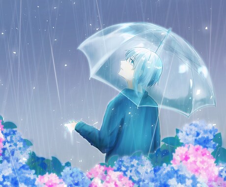 SNSなどのアイコン、イラスト描きます 透明感のあるイラストを制作いたします イメージ1