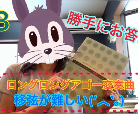 演奏動画にアドバイス動画を返信します 動画で解決！みーみー先生のバイオリン道場♪ イメージ1