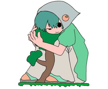 ちょっぴり不思議かわいいイラスト描きます ステッカーやグッズデザインに⭕️ イメージ1