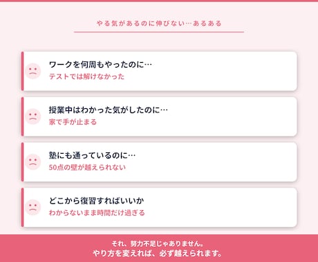 数学50点以下から70点以上を目指す生徒を教えます 初回限定1,000円。まず試してみてください。 イメージ2