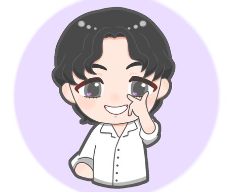 目を引く！可愛いアニメ風アイコン・イラスト描きます ★Twitter、インスタ、他SNS何でも使えます★ イメージ2