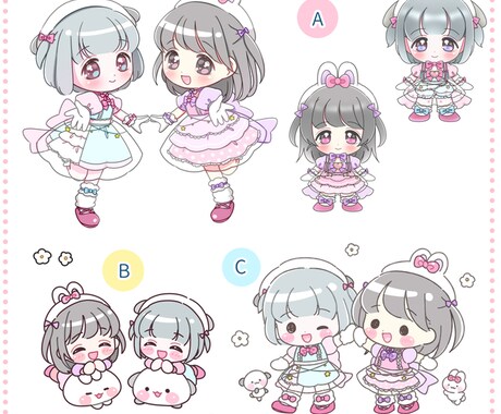 かわいいSDキャラ描きます 用途に合わせて描かせていただきます!! イメージ2