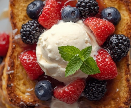 フレンチトーストのレシピを開発します ビーガン、アレルギー対応、特定食材の指定、全て対応可能！ イメージ1