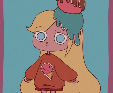 可愛くてポップなイラスト描きます 用途自由で商用利用可能なポップなイラストを制作いたします！ イメージ2
