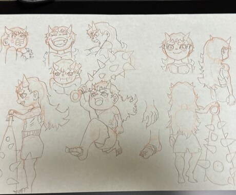 あなたの想像をキャラデザにします あなたの想像を絵にしてみませんか イメージ1