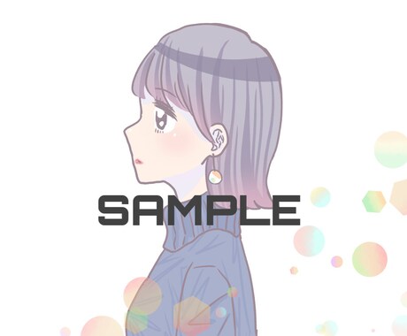 かわいいイラストを描きます SNSアイコンでも似顔絵にも！◎ イメージ1
