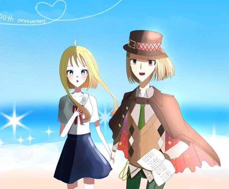 夢絵をかきます コテ絵 記念絵 夢絵など可愛いイラストを求めている方必見！ イメージ2