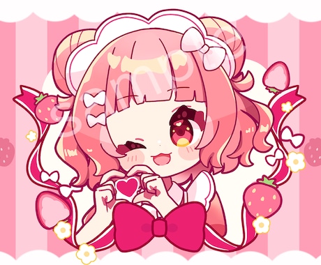 可愛いイラスト承ります 商用利用可！ポップで幅広く使える可愛いイラスト如何ですか？ イメージ1