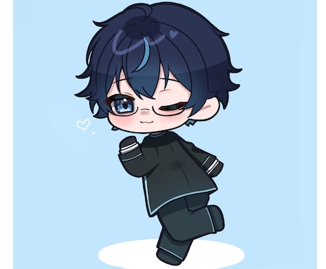 グッズ等に使えるミニキャライラスト描きます イメージ1