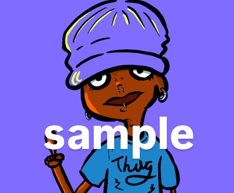 ゆる〜いキャラアイコンイラスト描きます お客様をイメージしたゆるキャライラストを制作いたします! イメージ1