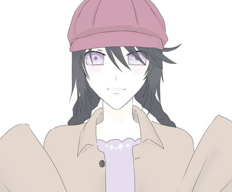 少女漫画風のイラスト売ります バストアップで少女漫画風のイラストです イメージ2