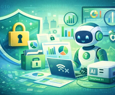 社外秘OK！オフラインAIでデータ分析します 【実績作り半額】機密データを外部送信なしでAI分析できます イメージ1