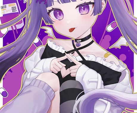 サムネ/立ち絵/SD/何でも描きます ご依頼が初めての方も大歓迎！即日対応します！ イメージ1