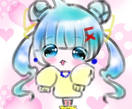 丁寧にSNS用ゆるふわアイコン描きます 【1500円♪】SDキャラ描きます♡ヒアリングを大切に♡ イメージ1