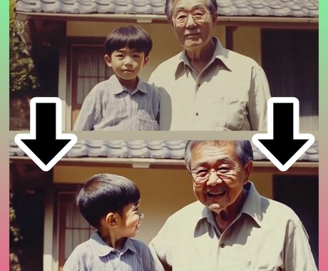 大切な思い出写真を動画化します 大切な人、思い出の写真、ペット写真、どんな写真でも大歓迎✨ イメージ2