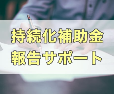 持続化補助金の報告サポートします 事務局からくる修正依頼がよくわからない方一緒に修正をします！ イメージ1