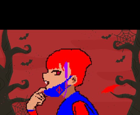 あなたのキャラクターをドット絵にします ドット絵でイラストやったり既にあるイラストをドット絵化 イメージ2