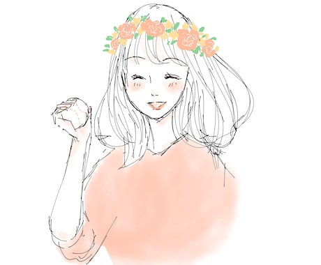 アイコン描きます 母の日にもおすすめふんわりやわらか　キレイ目なイラスト イメージ1
