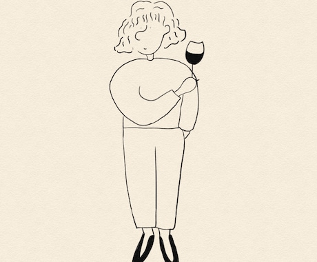 商用OK！シンプルでおしゃれな線画イラスト描きます 挿絵、アイコンなどシンプルだけど目を惹く線画イラストです。 イメージ2