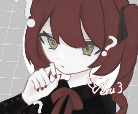 雰囲気のある女の子をお描きします 儚げなイラスト、可愛い女の子が好きな方へ…ꕤ イメージ2