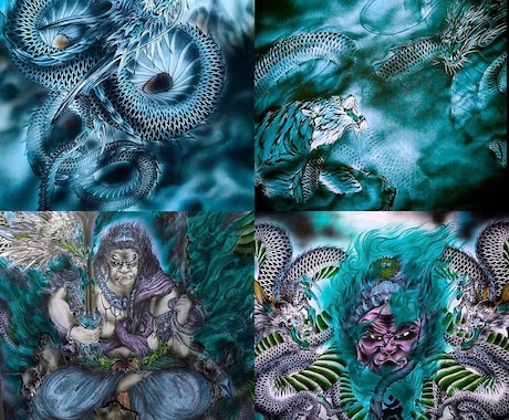 animal art承ります 動物など様々なアートをお描きします イメージ1