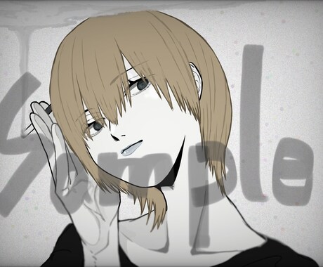アングラ感ある暗めのイラストを描きます イメージ1