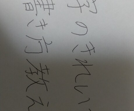 文字のきれいな書き方教えます 文字のきれいな書き方について教えます イメージ1