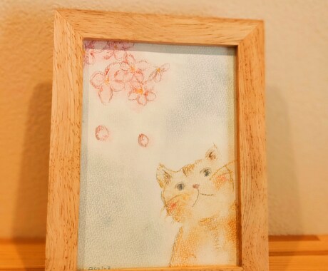 写真から作品を丁寧に作ります プレゼントに喜ばれるふんわり描いた作品です。 イメージ2