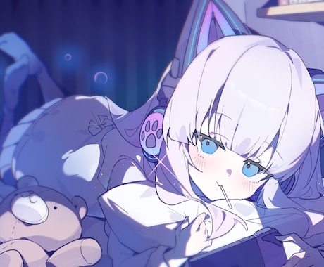 商業利用可！　サムネイル・一枚絵の作成承ります 透明感のあるイラストをお届けします！ イメージ1