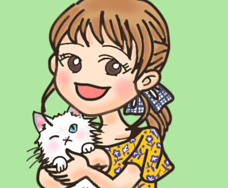 SNS等のゆるふわ似顔絵描きます イメージ1