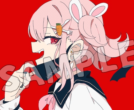 歌ってみたイラスト描きます 本家様に寄せオリジナリティある歌ってみたイラスト制作します！ イメージ1