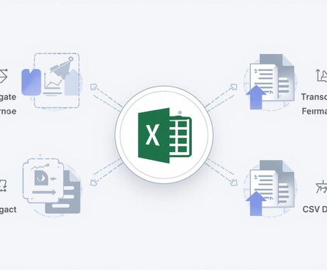 集計・転記・CSV整形をボタン1つに（VBA）ます 毎月のExcel手作業を、最短3日で“ボタン1つ”にします。 イメージ2