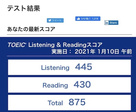 TOIECのスコアアップのアドバイスをします 英語0から5年で875点まで上げたノウハウ伝授します イメージ1