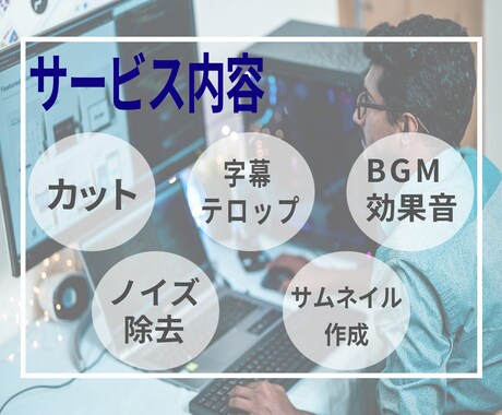 YouTube編集代行承ります お客様の視点で動画編集をいたします！ イメージ2