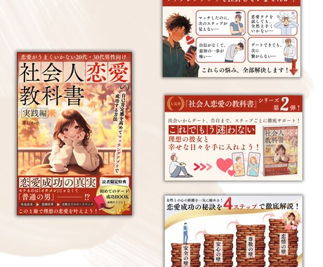 特別価格【表紙】【A＋3枚】デザインします Kindle出版に必要な表紙とA＋コンテンツ3枚セット価格！ イメージ2