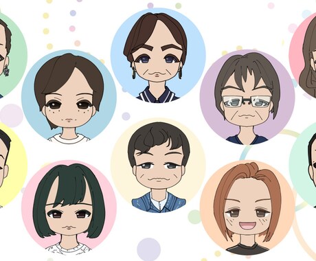 温もりと笑顔を届ける手描き似顔絵を制作します 心を込めた手描き