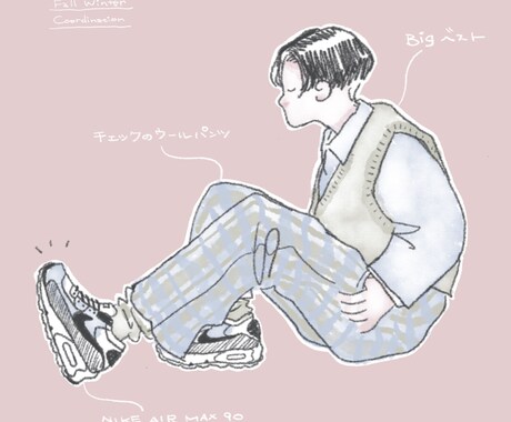 ゆるっとおしゃれなイラストアイコン作成します ファッション小物にフォーカスを当てたあなただけのイラストを！ イメージ2