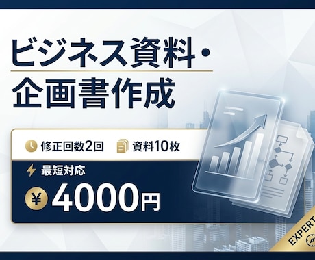ビジネス資料・企画書を作成します 意思決定に届く、説得力ある資料 イメージ1