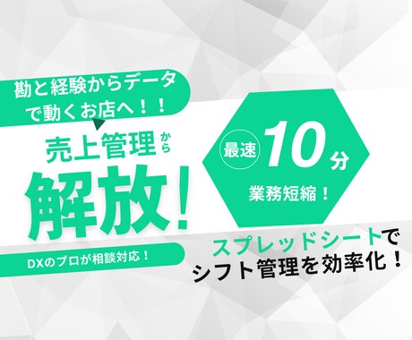 店舗・小売の可視化システム設計相談をします 日々の売上と在庫を一画面で把握 イメージ1