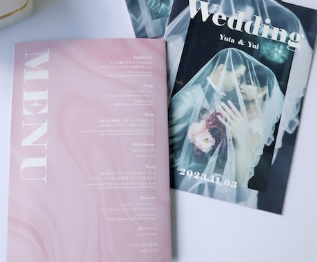 フルオーダーのプロフィールブックデザインします ご希望のデザインで作成可能！記憶に残る結婚式に....♡ イメージ2