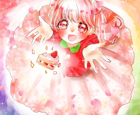 可愛い系女の子のアイコン描きます！ イメージ1