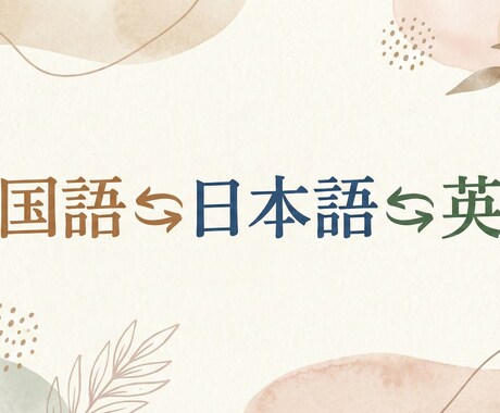 日→韓、韓→日、英→日、日→英、翻訳やります 動画の字幕、記事、漫画、どっちも24時間以内対応可能！ イメージ1