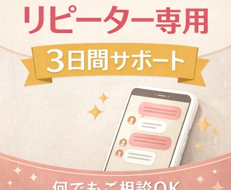 リピーター様専用｜3日間片づけに伴走します テキストチャット＆写真でサポートさせていただきます イメージ1
