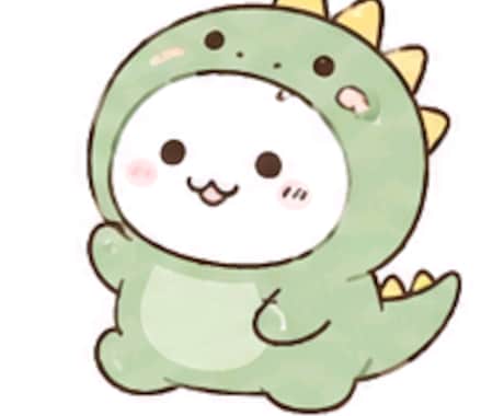 写真1枚からAIでかわいいもちもちアイコン作ります 自分の描いた絵を元にしております。 イメージ1