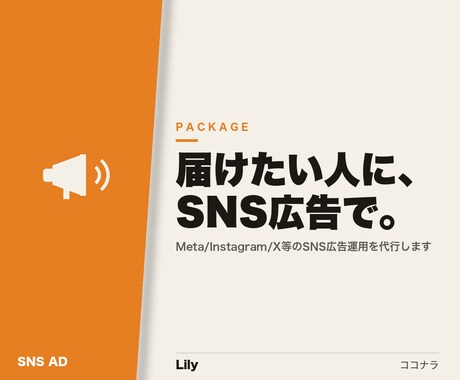 Instagram・SNS広告を運用します クリエイティブから配信改善まで対応します イメージ1